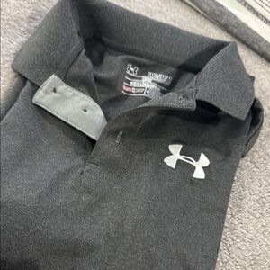 Under Armour kids  Gray Polo Shirt